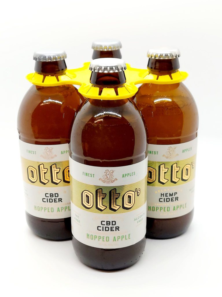 Otto's Organic Hopped Apple Sparkling CBD Cider Almar Orchards